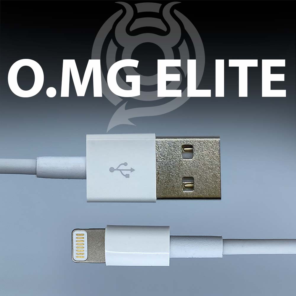 O.MG ケーブル エリート（USB-A ー USB-C）＋O.MGプログラマー O.MG Cable Elite USB-A/Lightning - safety test cable with