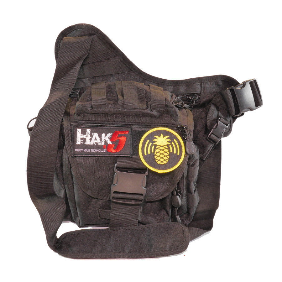 Tactical EDC Shoulder Bag with Morale Patches - Hak5