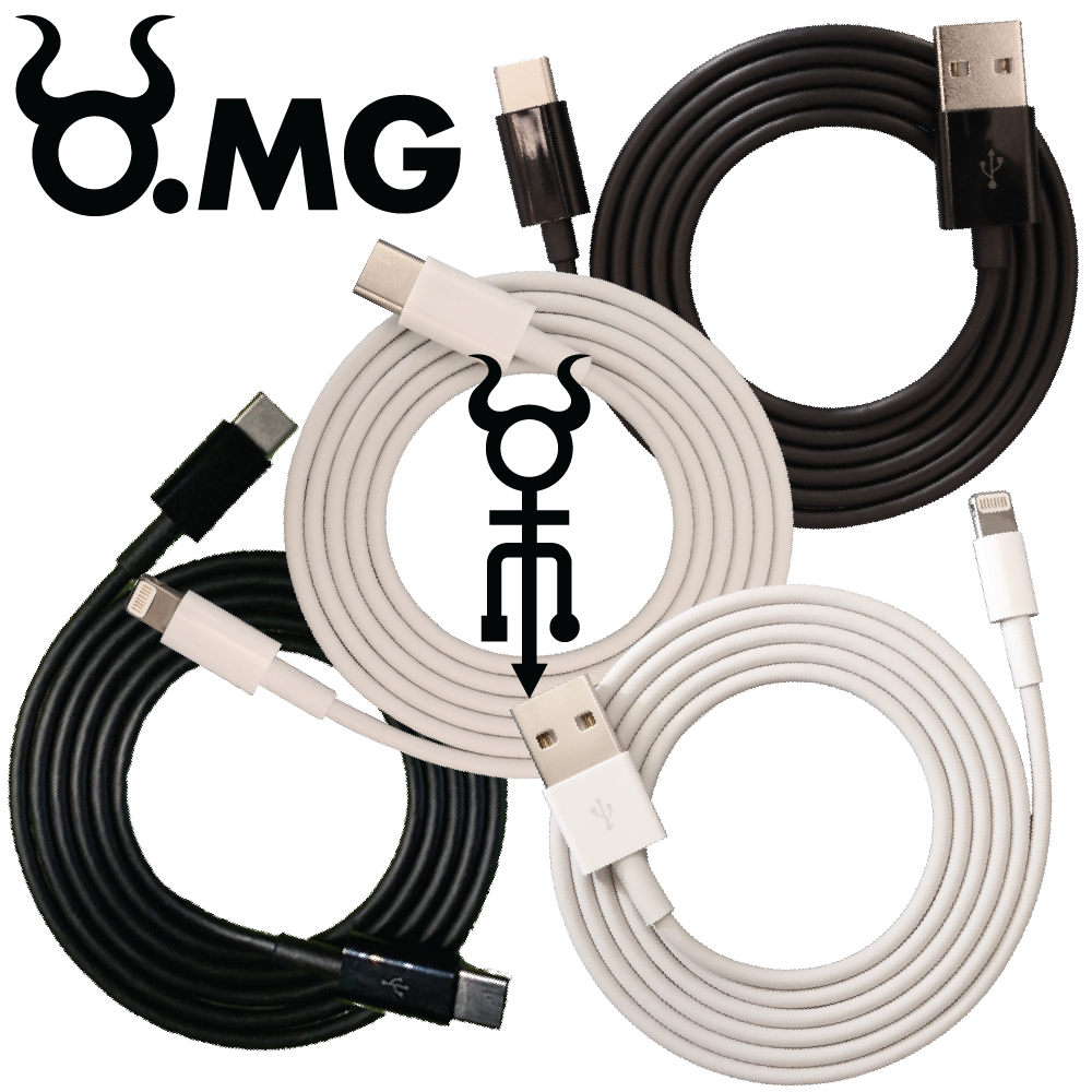 O.MG Cable Basic / USB-A / USB-C (White)